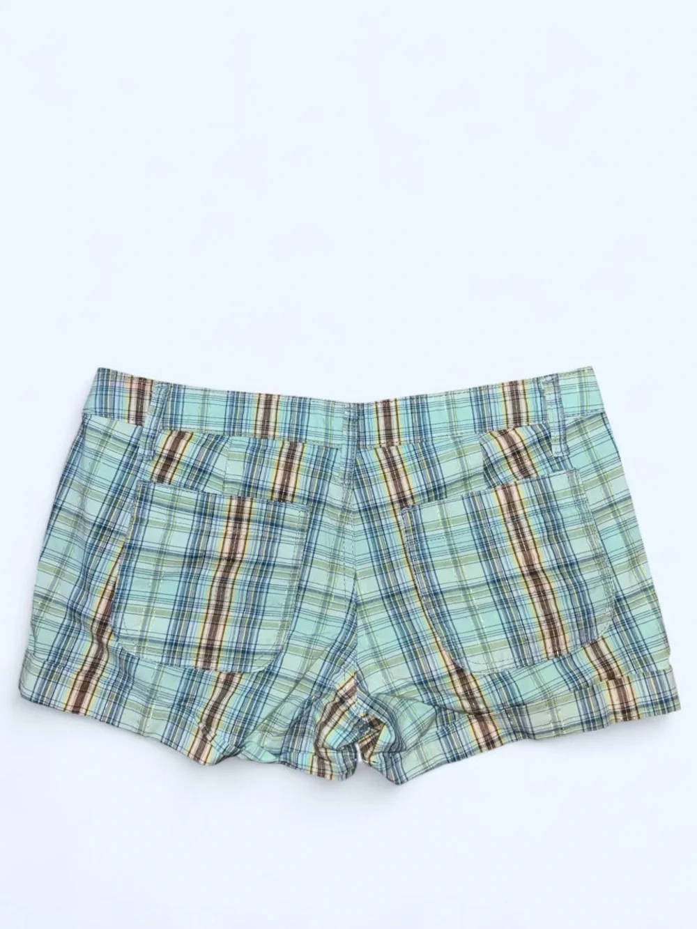 Vintage Y2K L.E.I. Luxe Plaid Shorts size 5